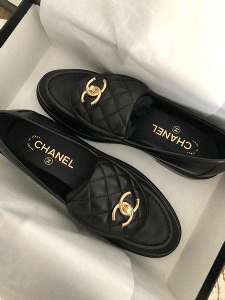 chanel lug sole loafers|Chanel loafers.